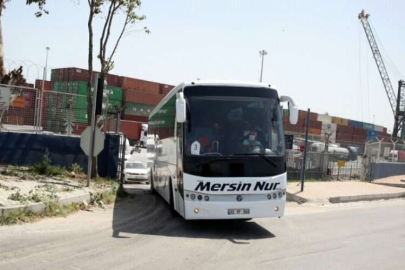 KKTC'den Mersin'e getirilen 173 tarım işçisi Adıyaman'a gönderildi