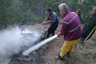 Tunceli'de büyük yangın asker ve helikopterler müdahalede bulundu