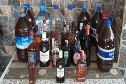 Adana'da 1071 litre sahte ve kaçak içki ele geçirildi