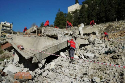 Kahramanmaraş Büyükşehir İtfaiyesi'nden deprem tatbikatı