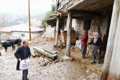 Kahramanmaraş'ta karantinadaki iki mahalleye gıda yardımı yapıldı