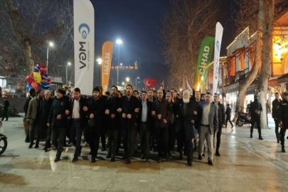 İsveç'te Kur'an-ı Kerim'in yakılması Kahramanmaraş'ta protesto edildi