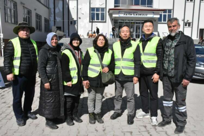 Güney Koreli öğrenciler, geçen yıl festival için geldikleri Elbistan halkını zor günlerinde unutmadı