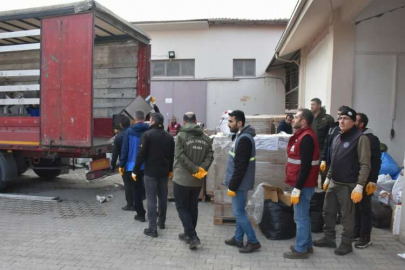 Deprem yardımları kırsaldaki üreticilerin kapısına kadar götürülüyor