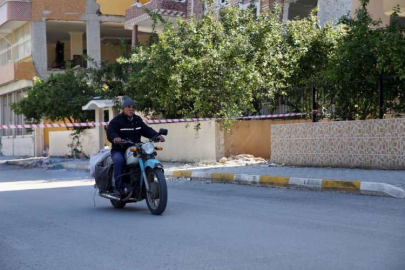 İskenderun'da motosikletiyle dolaşan 