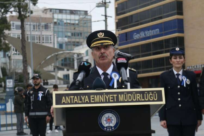 Antalya ve çevre illerde Türk Polis Teşkilatının 178. kuruluş yıl dönümü kutlandı