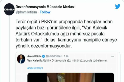 "Ağzı mühürsüz pusula torbaları var" iddiası yalanlandı