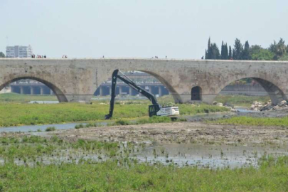 Seyhan Nehri bataklığa  dönmüş durumda