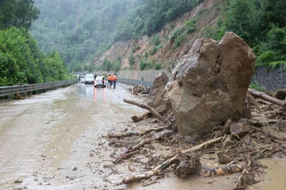 Zonguldak’ta heyelan anı