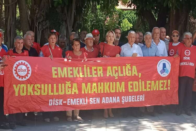 Emeklilerden “sadaka zammı”na protesto