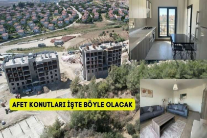 Afet konutları işte böyle olacak