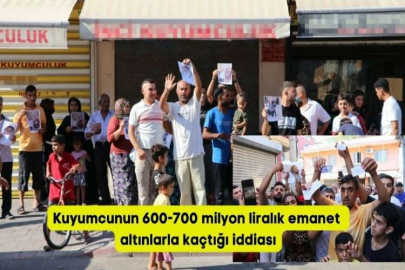 Kuyumcunun 600-700 milyon liralık emanet altınlarla kaçtığı iddiası