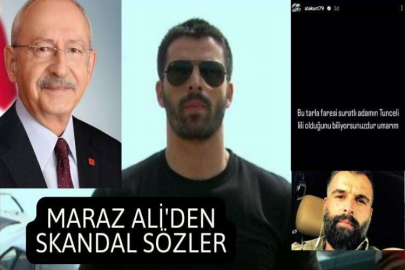 Maraz Ali'den Kemal Kılıçdaroğlu ve Tunceli'ye Yönelik Skandal Paylaşım