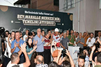 Adana’da ’Bey Mahalle Merkezi’nin temeli atıldı