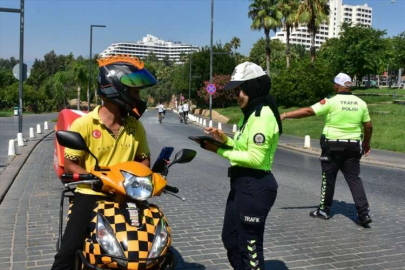 Antalya'da artan denetimlerle motosiklet kazalarında düşüş sağlandı