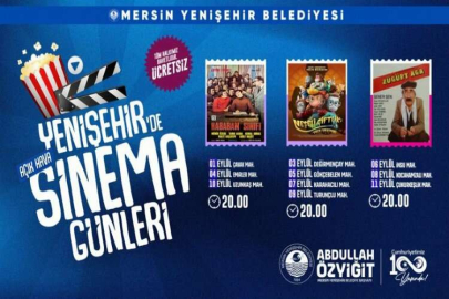 Yenişehir’de açık havada sineması günleri başlıyor