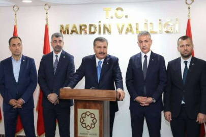 Sağlık Bakanı Fahrettin Koca Mardin’de