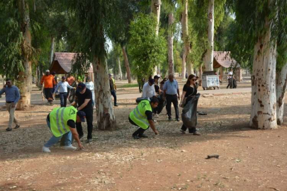 Berdan Barajı'nda çevre temizliği