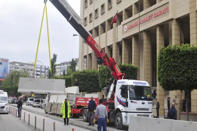 Eski Adana Adliyesi önü çift yönlü trafiğe açıldı