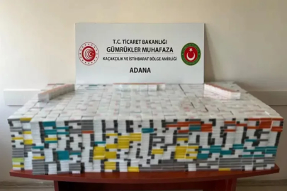 Adana'da 7 bin 500 paket kaçak elektronik sigara tütünü ele geçirildi