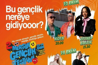 Mersin Gençlik Festivali Başlıyor