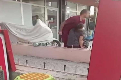 Denizli'de kocanın boşanmak isteyen karısına yaşattığı dehşetin görüntüleri ortaya çıktı