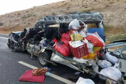 Gaziantep - Şanlıurfa otobanında kaza: Ölü ve çok sayıda yaralı var