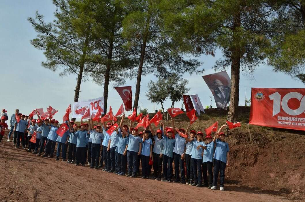 Osmaniye'de Cumhuriyetin 100. Yılına özel hatıra ormanı 4