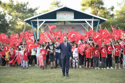 Sarıçam'da doğaseverler Cumhuriyet coşkusunu yaşadı