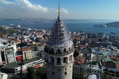 Galata Kulesi’nin külahı restore ediliyor