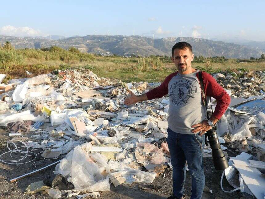 Hatay'da 304 kuş türüne sahip sulak alan moloz sahasına döndü