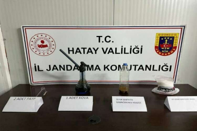 Hatay'da 1 kilo 115 gram sentetik uyuşturucu ele geçirildi