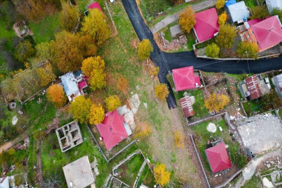 Amanoslar'daki Çardak Yaylası sonbahar renklerine büründü