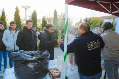 Niğde Belediye'si Öğrencileri vize döneminde de düşünüyor