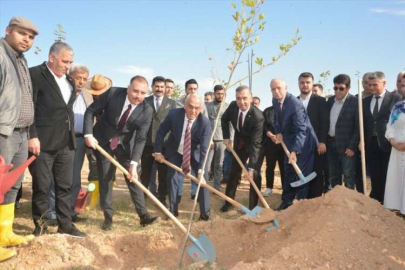 Adana'da Alparslan Türkeş anısına fidan dikildi