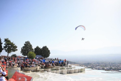 Pamukkale, 2023'de ziyaretçi sayısında rekor kırdı