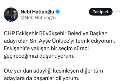 Hatipoğlu rakibini herkesten önce kutladı