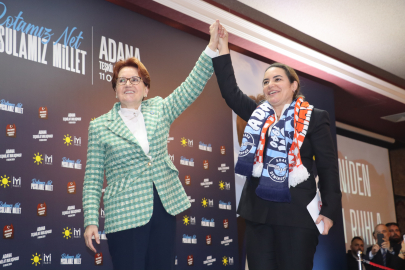 İyi Parti Genel Başkanı Meral Akşener, aday tanıtımı yapmak için Adana’ya geldi