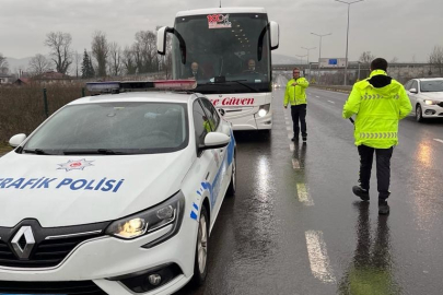 Yolcu otobüslerine denetim