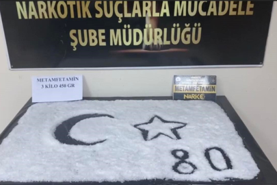 Osmaniye’de 3 kilo 450 gram yasaklı madde ele geçirildi