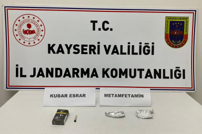 Kayseri'de uyuşturucu operasyonu: 1 gözaltı