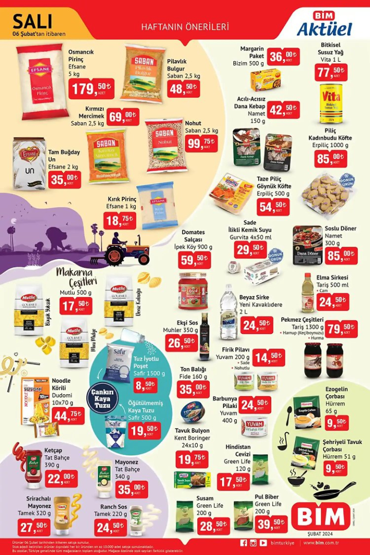 BİM 6 Şubat 2024 güncel ürünler! işte 6 Şubat BİM Salı İndirimli fiyat listesi... 2