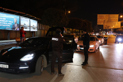 Çukurova İlçe Emniyet Müdürlüğü'nden asayiş uygulaması