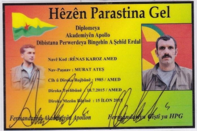 Milli İstihbarat Teşkilatı (MİT), PKK/YPG sorumlusu Renas Amed'i etkisiz hale getirdi