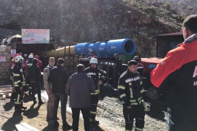 Elazığ'da madende göçük meydana geldi