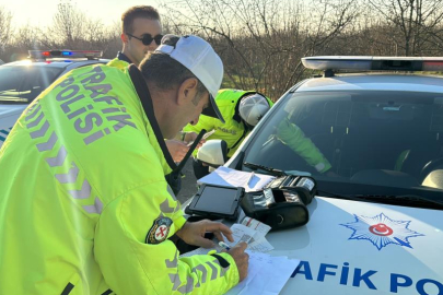 Düzce trafik denetiminde 146 araç trafikten men edildi