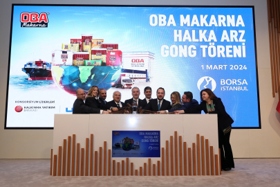 Borsa İstanbul’da gong Oba Makarna için çaldı