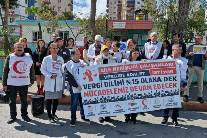 TTB AHEK ve SES’in 'vergide adalet eylemleri' üçüncü haftasında