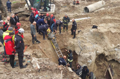 Ambardere'de hızlı tren inşaatında göçük: İki işçi hayatını kaybetti