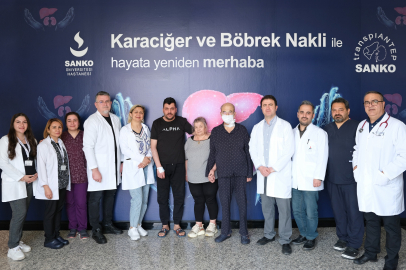 SANKO Üniversitesi Hastanesi Organ Nakil Merkezi, başarılı bir ameliyata daha imza attı